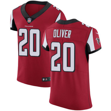 Nike Atlanta Falcons #20 Isaiah Oliver Red Team Color Men’s Stitched NFL Vapor Untouchable Elite Jersey