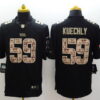 Nike Carolina Panthers #59 Luke Kuechly Salute to Service Black Limited Jersey