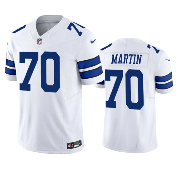 Men’s Dallas Cowboys #70 Zack Martin White 2023 F.U.S.E. Limited Stitched Football Jersey