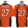 Size 60 4XL-Knowshon Moreno Denver Broncos #27 Orange Stitched Nike Elite NFL Jerseys