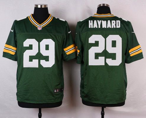 Men’s Green Bay Packers #29 Casey Hayward Green Team Color NFL Nike Elite Jersey