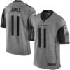 Nike Falcons #11 Julio Jones Gray Men’s Stitched NFL Limited Gridiron Gray Jersey