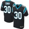 Nike Panthers #30 Stephen Curry Black Team Color Men’s Stitched NFL Elite Jersey