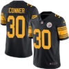 Nike Pittsburgh Steelers #30 James Conner Black Men’s Stitched NFL Limited Rush Jersey