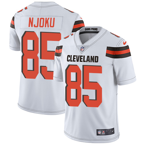 Nike Cleveland Browns #85 David Njoku White Men’s Stitched NFL Vapor Untouchable Limited Jersey