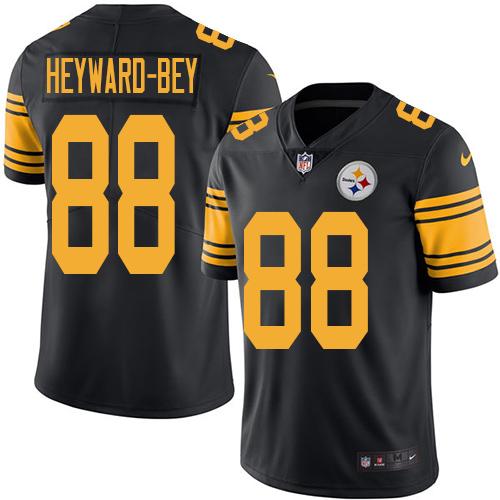 Nike Steelers #88 Darrius Heyward-Bey Black Men’s Stitched NFL Limited Rush Jersey