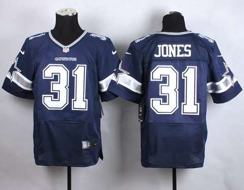 Men’s Dallas Cowboys #31 Byron Jones Nike Blue Elite Jersey
