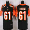 Cincinnati Bengals #61 Russell Bodine Black Team Color NFL Nike Elite Jersey