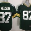 Nike Green Bay Packers #87 Jordy Nelson Green Game Jersey
