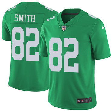 Nike Philadelphia Eagles #82 Torrey Smith Green Men’s Stitched NFL Limited Rush Jersey