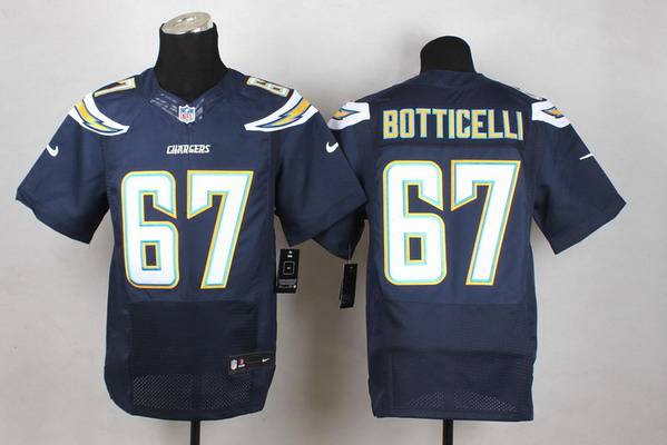 Men’s San Diego Chargers #67 Cameron Botticelli 2013 Nike Navy Blue Elite Jersey