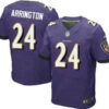 Baltimore Ravens #24 Kyle Arrington Purple Team Color NFL Nike Elite Jersey