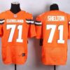 Nike Cleveland Browns #71 Danny Shelton 2015 Orange Elite Jersey
