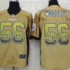 Nike Pittsburgh Steelers #56 LaMarr Woodley Drift Fashion Yellow Elite Jersey
