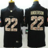 Denver Broncos #22 C. J. Anderson Nike Salute to Service Nike Black Limited Jersey