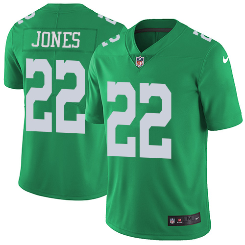 Nike Philadelphia Eagles #22 Sidney Jones Green Men’s Stitched NFL Limited Rush Jersey