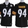 Nike Pittsburgh Steelers #94 Lawrence Timmons Black Game Jersey