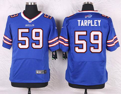 Men’s Buffalo Bills #59 A. J. Tarpley Royal Blue Team Color NFL Nike Elite Jersey