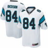 Men’s Carolina Panthers #84 Ed Dickson White Road Stitched NFL Nike Game Jersey