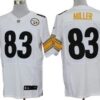 Nike Pittsburgh Steelers #83 Heath Miller White Elite Jersey