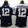 Nike Dallas Cowboys #12 Roger Staubach Blue Thanksgiving Elite Jersey