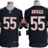 Size 60 4XL-Lance Briggs Chicago Bears #55 Blue Stitched Nike Elite NFL Jerseys