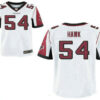 Men’s Atlanta Falcons #54 A. J. Hawk White Road Stitched NFL Nike Elite Jersey