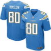 Men’s San Diego Chargers #80 Kellen Winslow Light Blue Alternate NFL Nike Elite Jersey