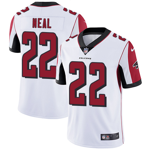 Nike Atlanta Falcons #22 Keanu Neal White Men’s Stitched NFL Vapor Untouchable Limited Jersey