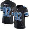 Men’s Detroit Lions #92 Haloti Ngata Black 2016 Color Rush Stitched NFL Nike Limited Jersey