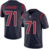 Texans #71 Tytus Howard Navy Blue Men’s Stitched Football Limited Rush Jersey