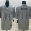 Men’s Philadelphia Eagles #11 AJ Brown Gray Atmosphere Fashion Stitched Jersey