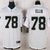 Oakland Raiders #78 Justin Ellis Nike White Elite Jersey
