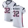 Men’s Nike New England Patriots #32 Devin McCourty White Stitched NFL Vapor Untouchable Elite Jersey