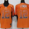 Men’s Denver Broncos #12 Paxton Lynch Orange Drift Fashion NFL Nike Elite Jersey