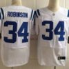 Men’s Indianapolis Colts #34 Josh Robinson Nike White Elite Jersey