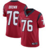 Nike Houston Texans #76 Duane Brown Red Alternate Men’s Stitched NFL Vapor Untouchable Limited Jersey