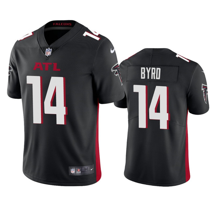 Men’s Atlanta Falcons #14 Damiere Byrd Black Vapor Untouchable Stitched Football Jersey
