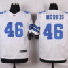 Men’s Dallas Cowboys #46 Alfred Morris White Road NFL Nike Elite Jersey