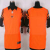 Men’s Cincinnati Bengals Blank Orange Alternate NFL Nike Elite Jersey