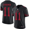 Nike 49ers #11 Marquise Goodwin Black Men’s Stitched NFL Limited Rush Jersey