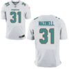 Men’s Miami Dolphins #31 Byron Maxwell White Road NFL Nike Elite Jersey