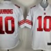 Nike New York Giants #10 Eli Manning White Game Jersey