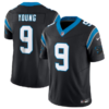 Men’s Carolina Panthers #9 Bryce Young Black 2023 F.U.S.E. Vapor Untouchable Football Stitched Jersey