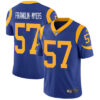 Nike Los Angeles Rams #57 John Franklin-Myers Royal Blue Alternate Men’s Stitched NFL Vapor Untouchable Limited Jersey