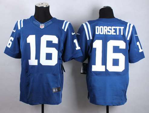 Nike Indianapolis Colts #16 Phillip Dorsett Blue Elite Jersey