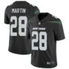 New York Jets #28 Curtis Martin Black Alternate Men’s Stitched Football Vapor Untouchable Limited Jersey