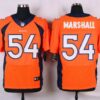 Men’s Denver Broncos #54 Brandon Marshall Orange Team Color NFL Nike Elite Jersey