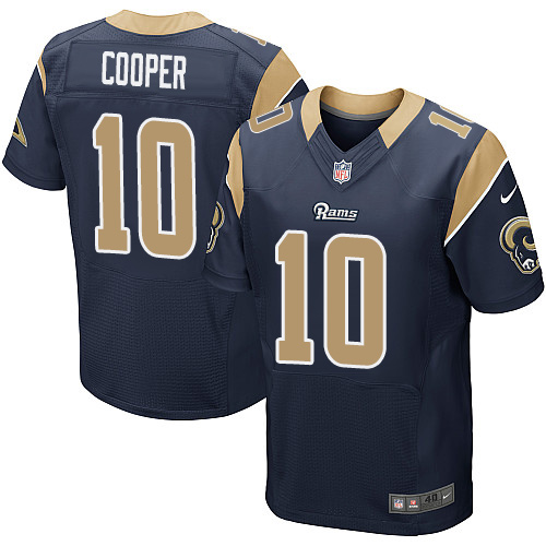 Nike Rams #10 Pharoh Cooper Navy Blue Team Color Men’s Stitched NFL Elite Jersey