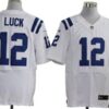 Nike Indianapolis Colts #12 Andrew Luck White Elite Jersey